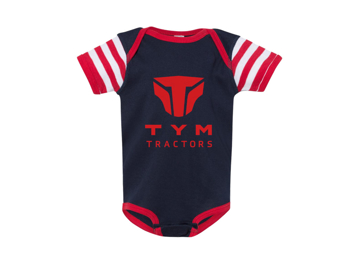 Red, white and blue TYM Onesie