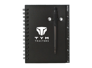 Black Notebook w/ Black Pen