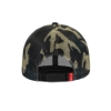 Back of TYM Black & Camo Trucker Hat with embroidered TYM logo